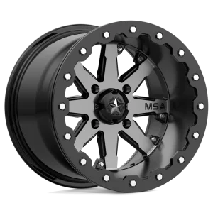 MSA Offroad Wheels – M21 LOK BEADLOCK – Gunmetal – 14″x10″ -10mm – All weather Wheels – M21-04037